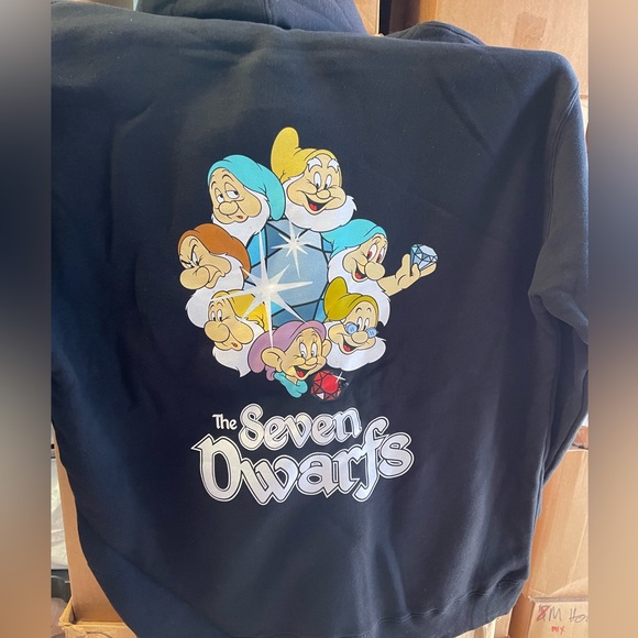 Diamond Supply Co x Disney Snow White Seven Dwarfs Hoodie Sz L BNWT Rare NEW - Picture 5 of 10